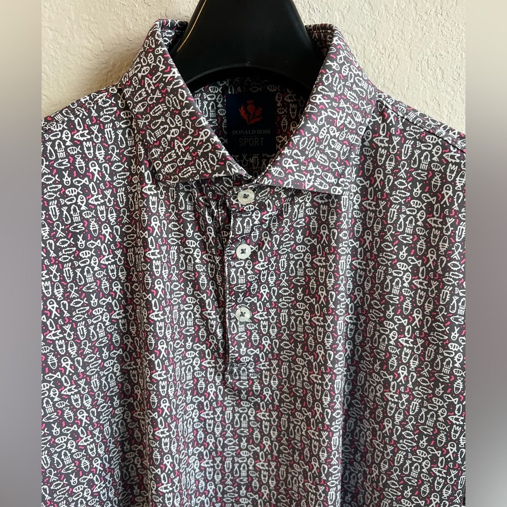 Donald Ross “Fergus” Sport Fit Polo, Medium.
